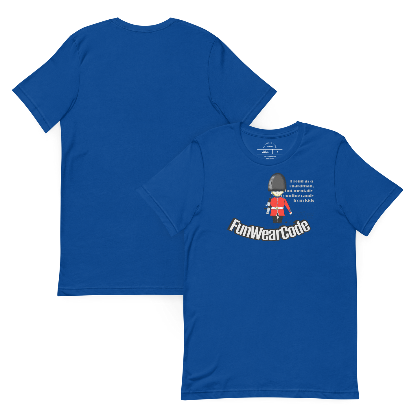 Unisex Guardsman T-shirt - Classic English Style Tee for Fun-Loving Souls | FunWearCode