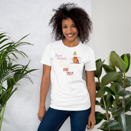 Fun Softstyle T-Shirt - Playful Thai Lady Graphic Tee | FunWearCode